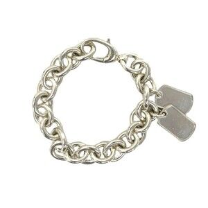 GUCCI Silver Charm Bracelet